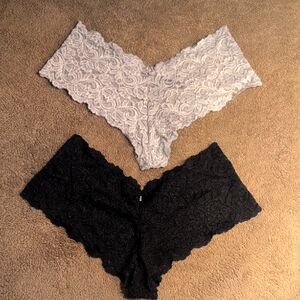 Lace Women's Intimates in Black and Gray
